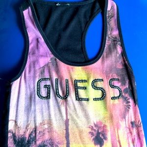 Racer back scoop neck Guess T-shirt